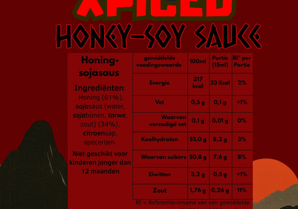 XPICED Honey-Soy Saus