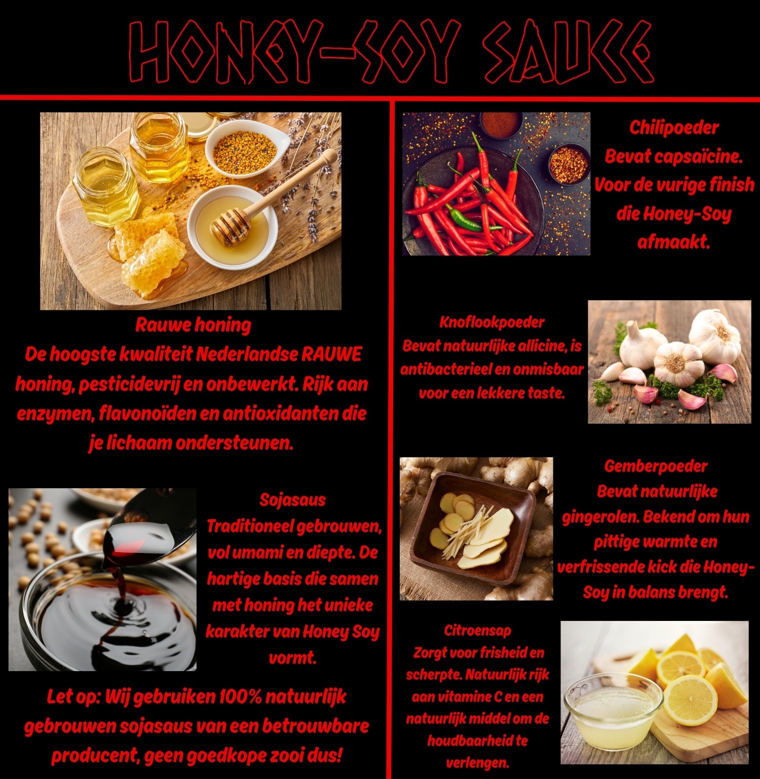 XPICED Honey-Soy Saus